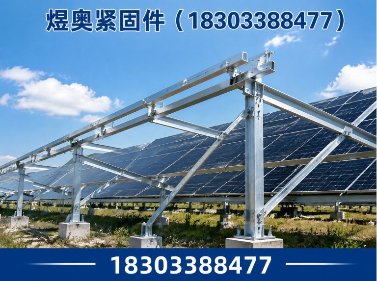 馆陶县光伏支架展示图
